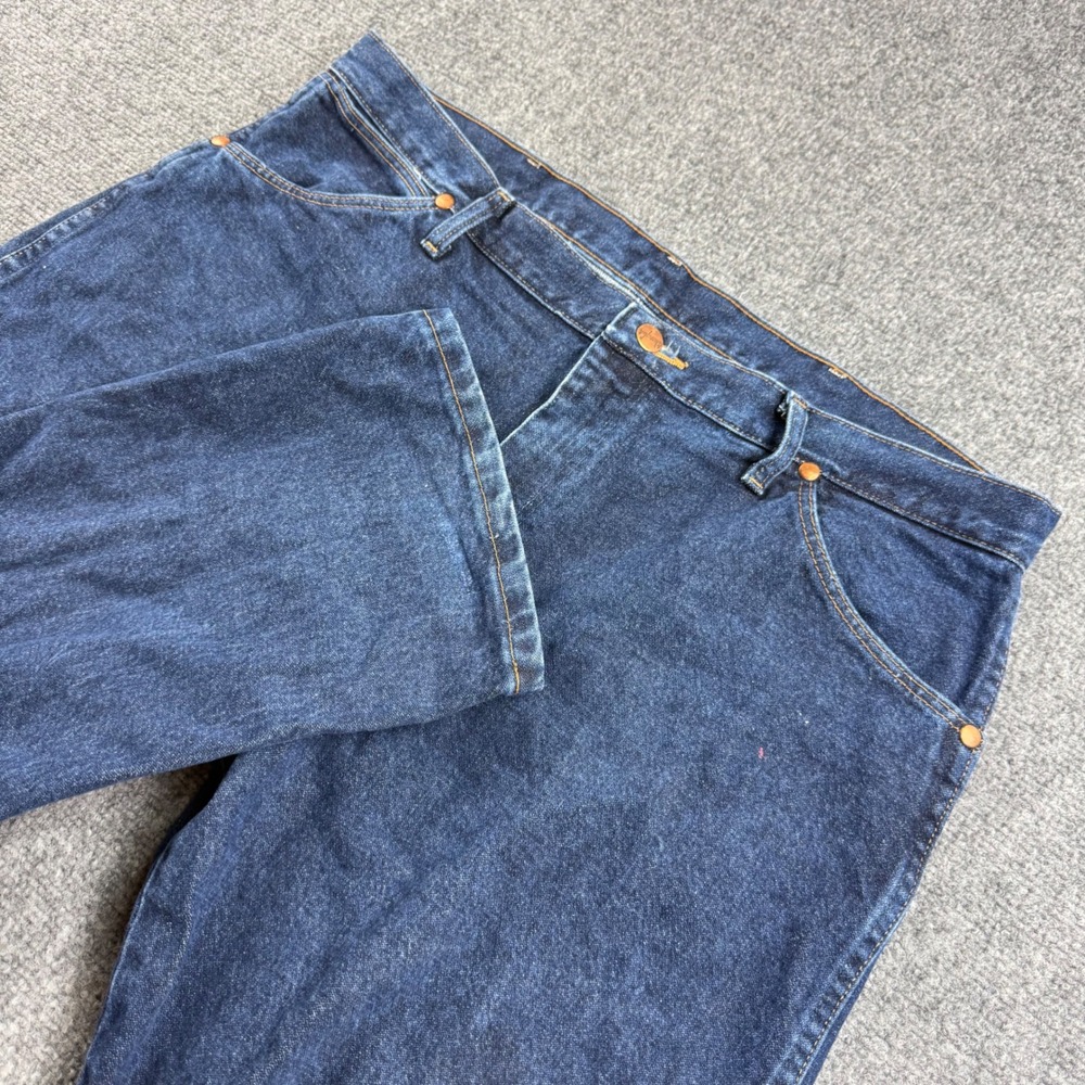 Wrangler Jeans 38W x 30L Blue 13MWZDD Cowboy Cut Original Fit Denim Men's